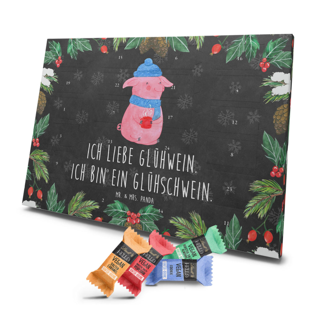 Veganer Adventskalender Schwein Glühwein Schokoladen Adventskalender, Winter, Weihnachten, Weihnachtsdeko, Nikolaus, Advent, Heiligabend, Wintermotiv, Glühschwein, Glühwein, Weihnachtsmarkt, Punsch