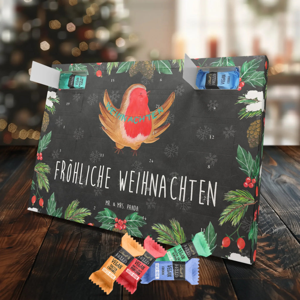 Veganer Adventskalender Rotkehlchen Weihnachten Schokoladen Adventskalender, Winter, Weihnachten, Weihnachtsdeko, Nikolaus, Advent, Heiligabend, Wintermotiv, Frohe Weihnachten, Weihnachtsmotiv, Weihnachtsgruß, Vogel, xmas