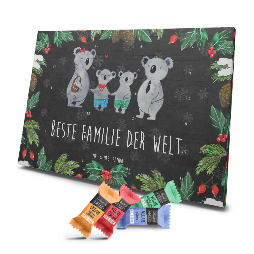 Veganer Adventskalender Koala Familie zwei Schokoladen Adventskalender, Familie, Vatertag, Muttertag, Bruder, Schwester, Mama, Papa, Oma, Opa, Koala, Koalabär, beste Familie, Familienzeit, Familienleben, Koalafamilie, Lieblingsfamilie