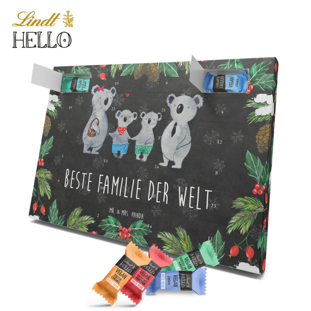 Veganer Adventskalender Koala Familie zwei Schokoladen Adventskalender, Familie, Vatertag, Muttertag, Bruder, Schwester, Mama, Papa, Oma, Opa, Koala, Koalabär, beste Familie, Familienzeit, Familienleben, Koalafamilie, Lieblingsfamilie