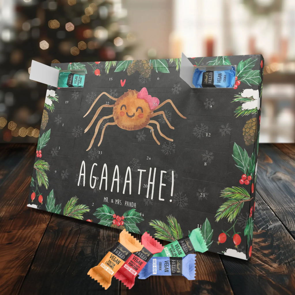 Veganer Adventskalender Spinne Agathe Freude Schokoladen Adventskalender, Spinne Agathe, Spinne, Agathe, Videos, Merchandise, Viral, Viraler Hit, Trend, Beliebte Spinne