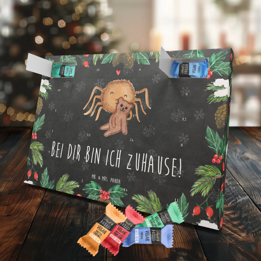 Veganer Adventskalender Spinne Agathe Teddy Schokoladen Adventskalender, Spinne Agathe, Spinne, Agathe, Videos, Merchandise, Freundschaft, Liebesgeschenk, Verliebt, Liebesbeweis, Teddy, Treue, Miteinander, Dankeschön