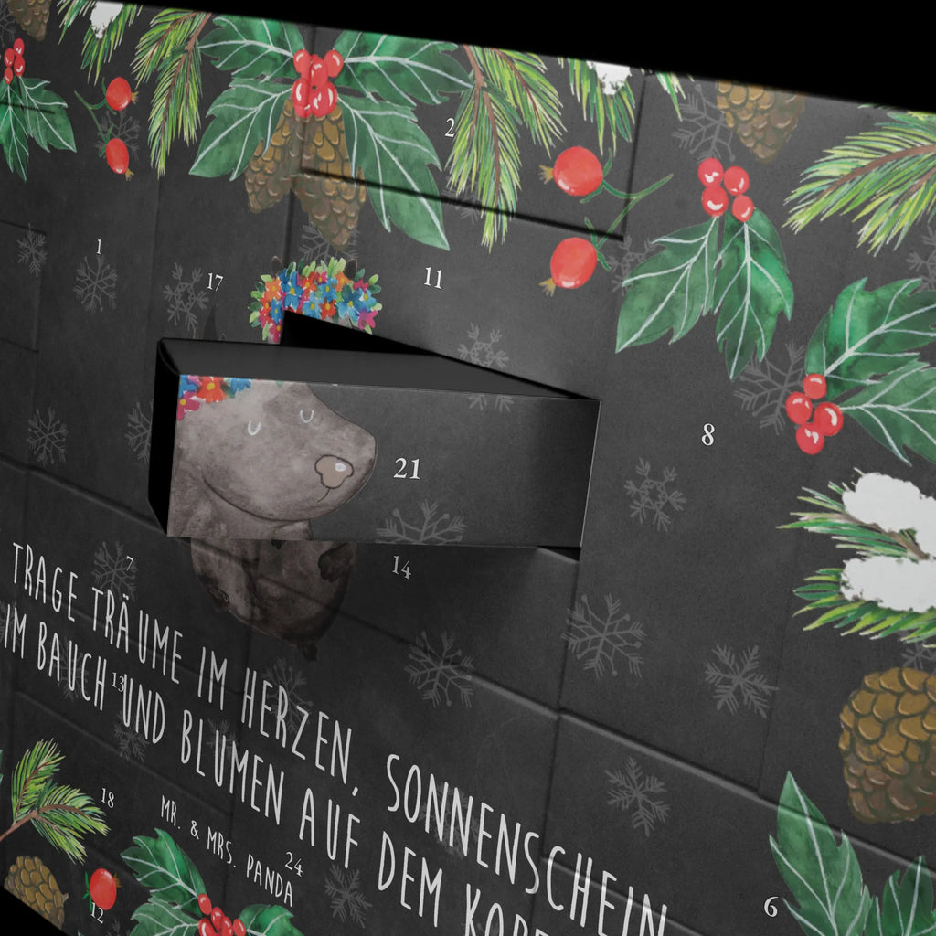 Befüllbarer Adventskalender Stinktier Mädchen Befüllbarer Adventskalender, Adventskalender zum selbst befüllen, Stinktier, Skunk, Wildtier, Raubtier, Stinker, Stinki, Yoga, Namaste