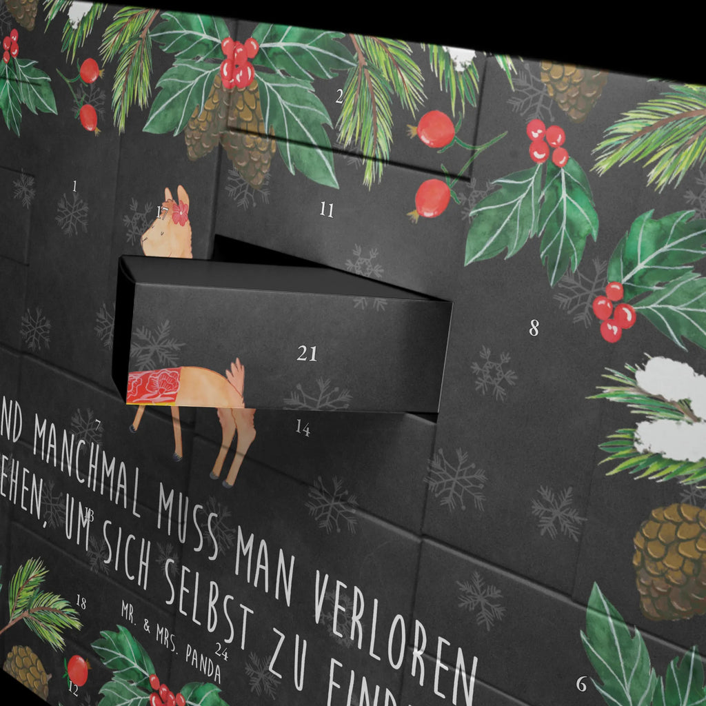 Befüllbarer Adventskalender Alpaka Stolz Befüllbarer Adventskalender, Adventskalender zum selbst befüllen, Alpaka, Lama