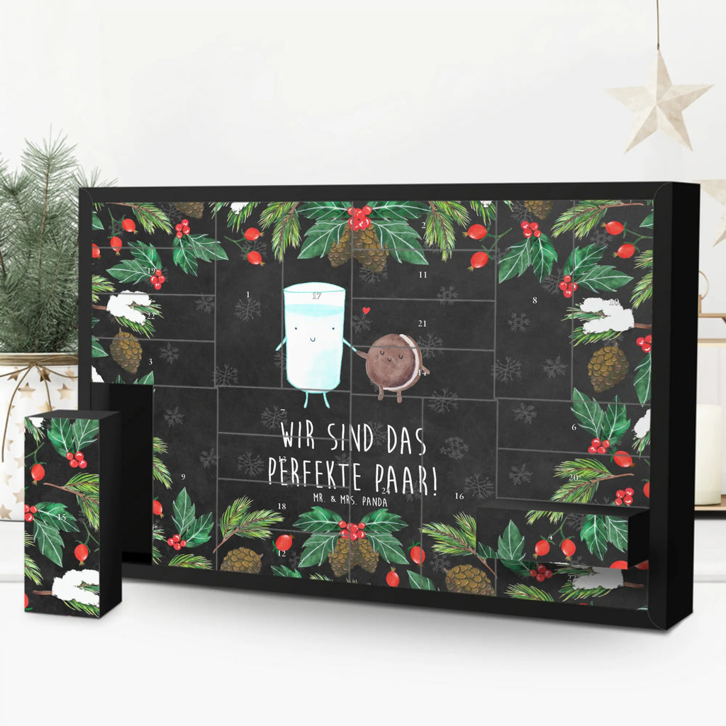 Befüllbarer Adventskalender Milch Keks Befüllbarer Adventskalender, Adventskalender zum selbst befüllen, Tiermotive, Gute Laune, lustige Sprüche, Tiere, Milk, Cookie, Milch, Keks, Kekse, Kaffee, Einladung Frühstück, Motiv süß, romantisch, perfektes Paar