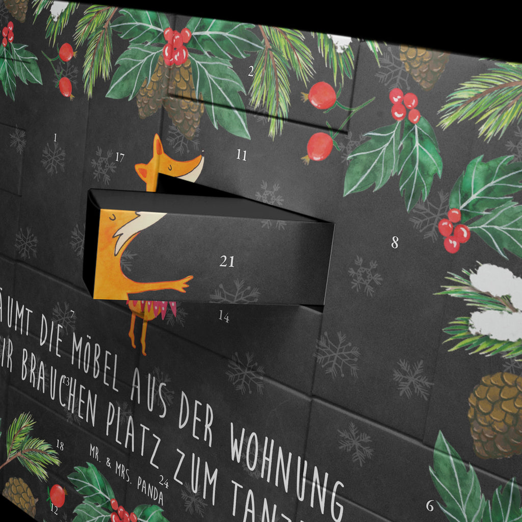 Befüllbarer Adventskalender Fuchs Ballerina Befüllbarer Adventskalender, Adventskalender zum selbst befüllen, Fuchs, Fuchs Spruch, Füchse, Füchsin, Ballerina, Ballett, Tänzerin, Tanzen, Party, Einladung, Geburtstag