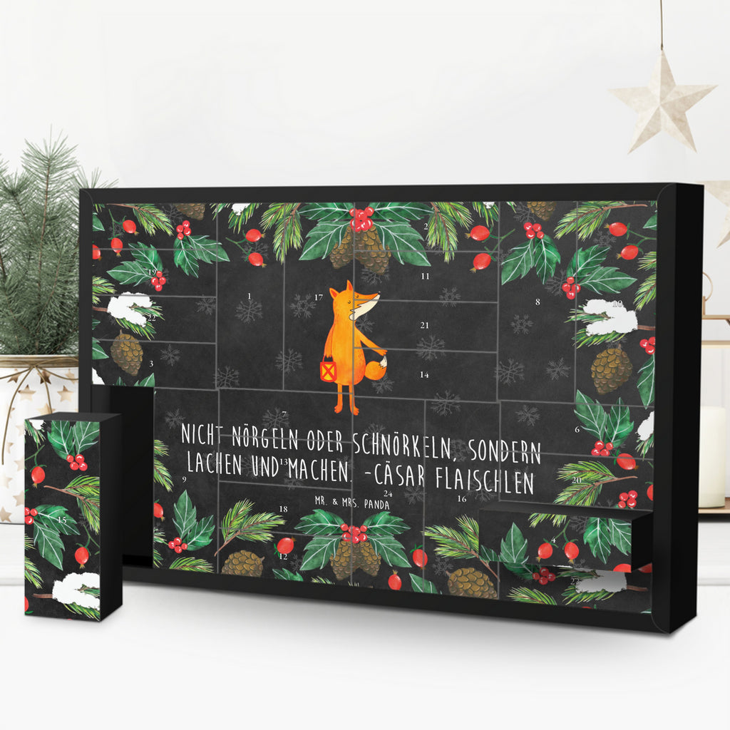 Befüllbarer Adventskalender Fuchs Laterne Befüllbarer Adventskalender, Adventskalender zum selbst befüllen, Fuchs, Füchse, Spruch trösten, Liebeskummer Spruch, Laterne, Sankt Martin, Laternenumzug, Aufmuntern, Cäsar Otto Hugo Flaischlen