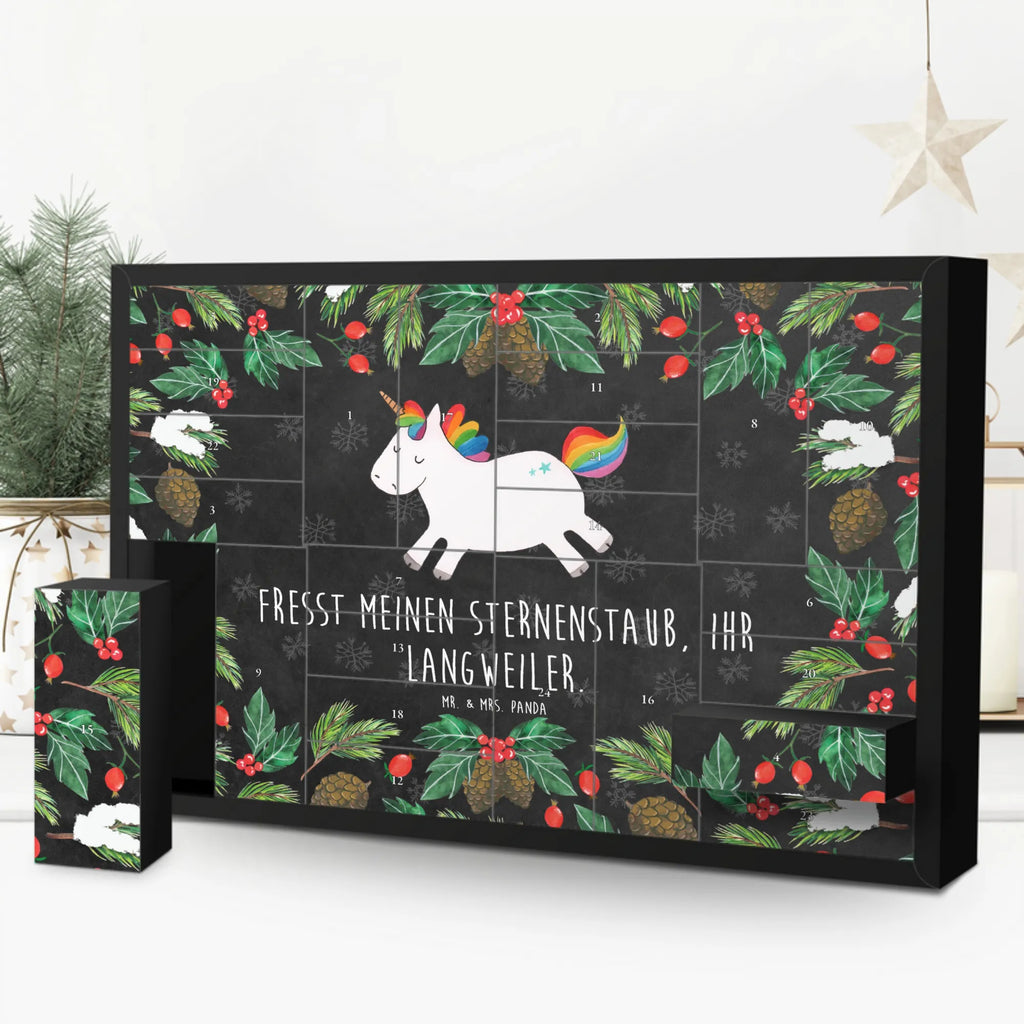 Befüllbarer Adventskalender Einhorn Happy Befüllbarer Adventskalender, Adventskalender zum selbst befüllen, Einhorn, Einhörner, Einhorn Deko, Pegasus, Unicorn, glücklich, fröhlich, Spaß, Freude, Lebensfreude, witzig, spannend, Lächeln, Lachen