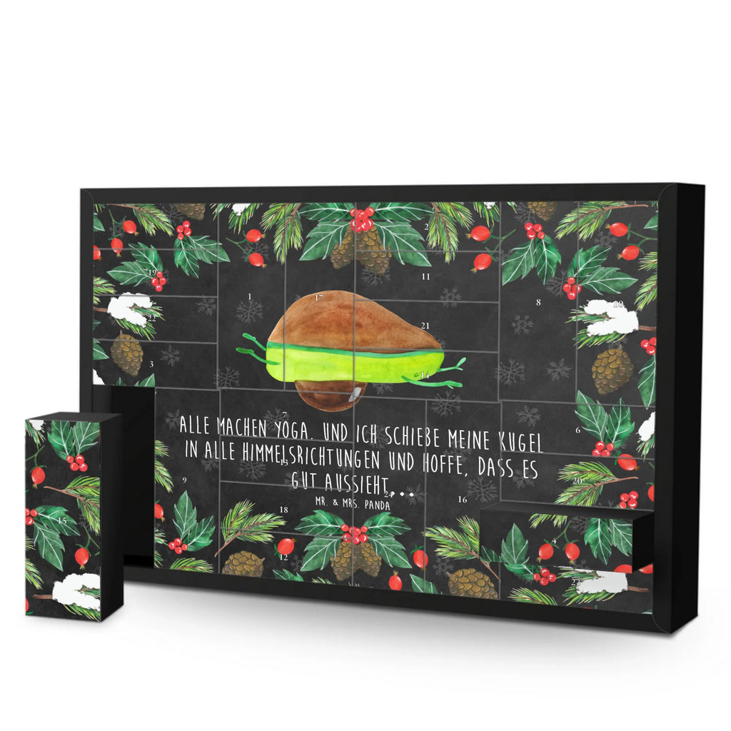 Befüllbarer Adventskalender Avocado Yoga Befüllbarer Adventskalender, Adventskalender zum selbst befüllen, Avocado, Veggie, Vegan, Gesund, Avocado Yoga Vegan