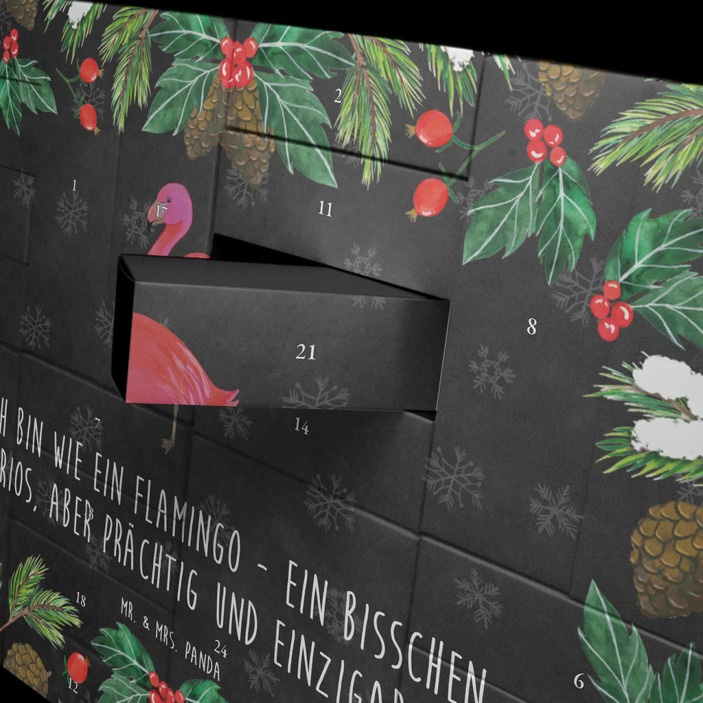 Befüllbarer Adventskalender Flamingo Classic Befüllbarer Adventskalender, Adventskalender zum selbst befüllen, Flamingo, Einzigartig, Selbstliebe, Stolz, ich, für mich, Spruch, Freundin, Freundinnen, Außenseiter, Sohn, Tochter, Geschwister