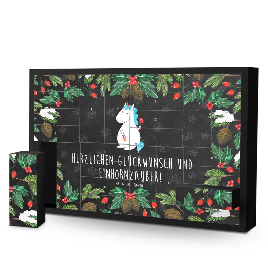 Befüllbarer Adventskalender Einhorn Baby Befüllbarer Adventskalender, Adventskalender zum selbst befüllen, Einhorn, Einhörner, Einhorn Deko, Pegasus, Unicorn, Mutter, Geburt, Geburtstag, erstes Kind, Baby, Babyglück, Nachwuchs, Eltern, Party, Kind, Schnuller