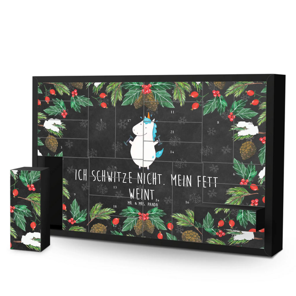 Befüllbarer Adventskalender Einhorn Fitness Befüllbarer Adventskalender, Adventskalender zum selbst befüllen, Einhorn, Einhörner, Einhorn Deko, Pegasus, Unicorn, Gym, Fitness, Fitnessstudio, Diät, Abnehmen, Sport, Pumpen, Geräte, Sixpack