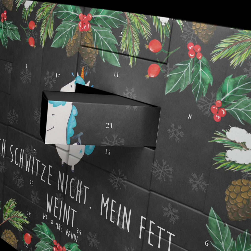 Befüllbarer Adventskalender Einhorn Fitness Befüllbarer Adventskalender, Adventskalender zum selbst befüllen, Einhorn, Einhörner, Einhorn Deko, Pegasus, Unicorn, Gym, Fitness, Fitnessstudio, Diät, Abnehmen, Sport, Pumpen, Geräte, Sixpack