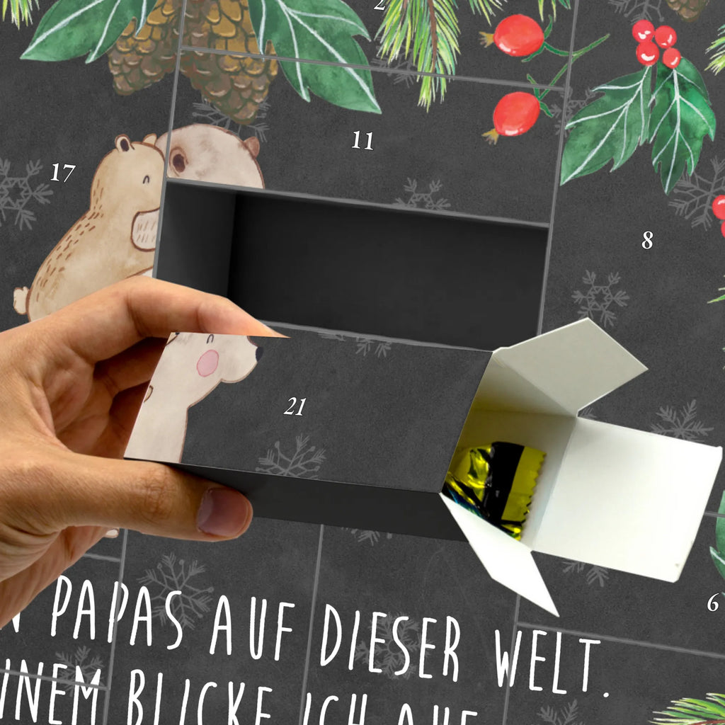 Befüllbarer Adventskalender Papa Bär Befüllbarer Adventskalender, Adventskalender zum selbst befüllen, Familie, Vatertag, Muttertag, Bruder, Schwester, Mama, Papa, Oma, Opa, Geschenk, Vater, Papi, Vati, Onkel, Geburtstag