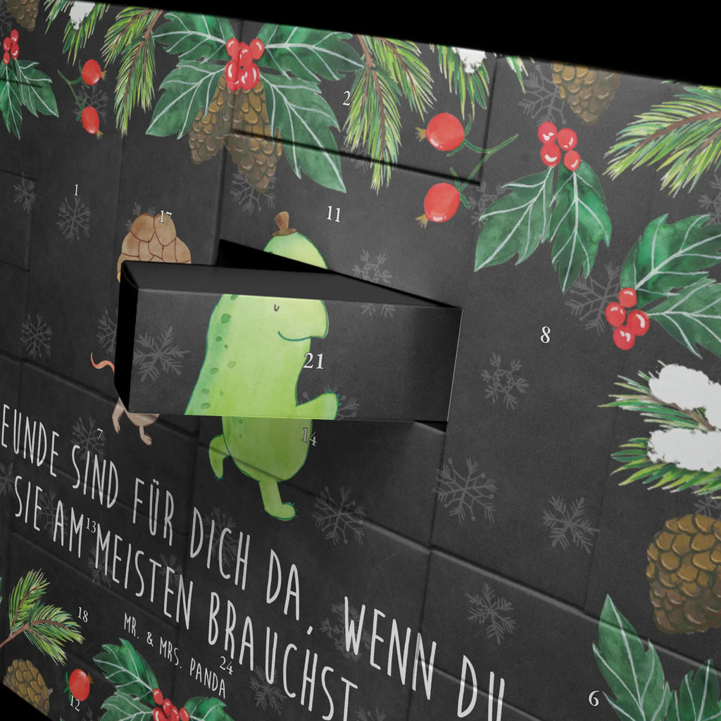 Befüllbarer Adventskalender Schildkröte Maus Befüllbarer Adventskalender, Adventskalender zum selbst befüllen, Schildkröte, Maus, Freunde, Freundinnen, beste Freunde, beste Freundinnen