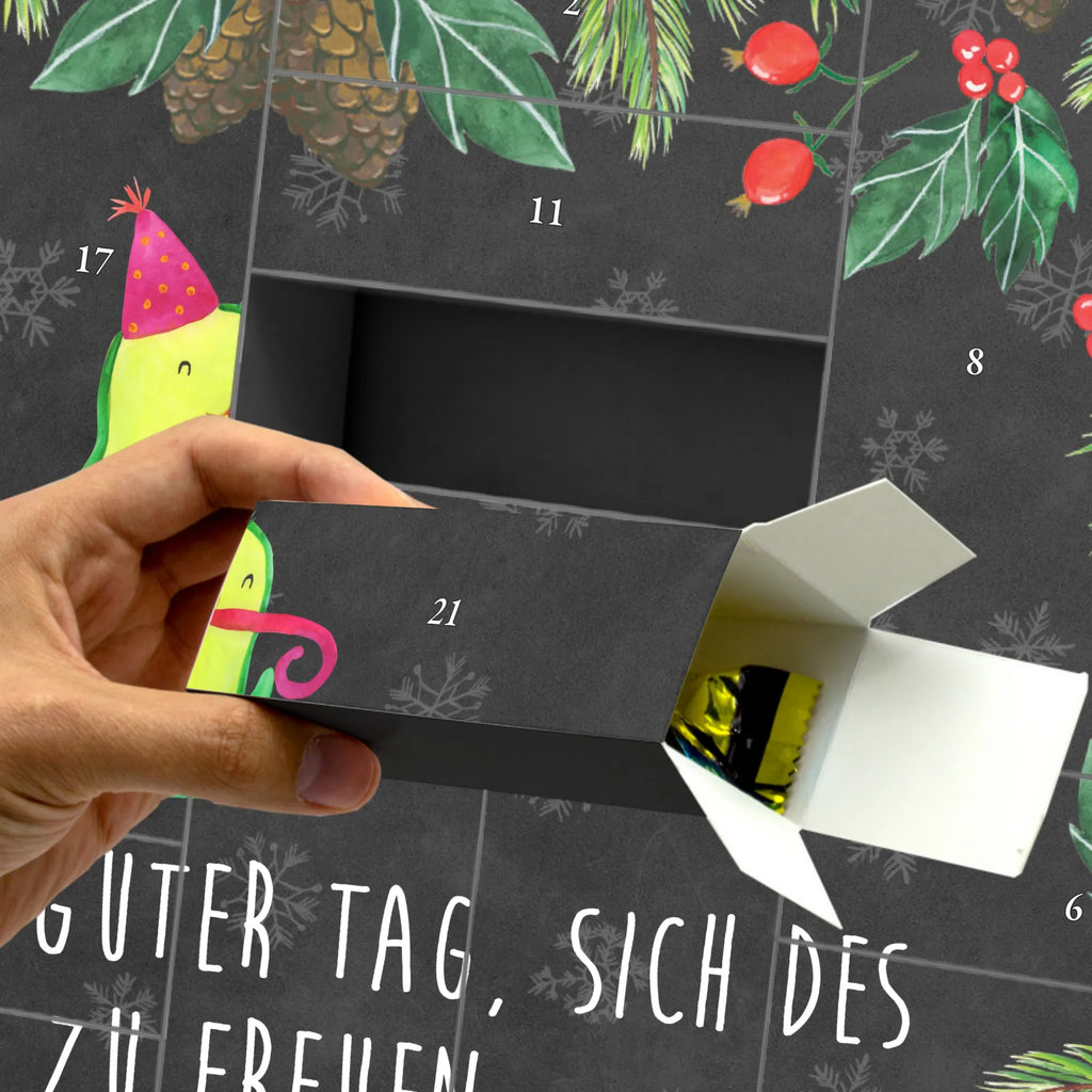 Befüllbarer Adventskalender Avocado Feier Befüllbarer Adventskalender, Adventskalender zum selbst befüllen, Avocado, Veggie, Vegan, Gesund, Party, Feierlichkeit, Feier, Fete, Geburtstag, Gute Laune, Tröte