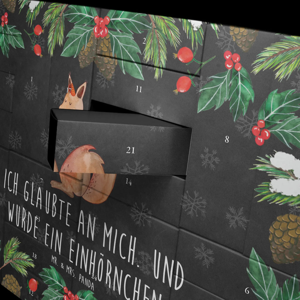 Befüllbarer Adventskalender Einhorn Glauben Befüllbarer Adventskalender, Adventskalender zum selbst befüllen, Einhorn, Einhörner, Einhorn Deko, Pegasus, Unicorn, Einhörnchen, Eichhörnchen, Eichhorn