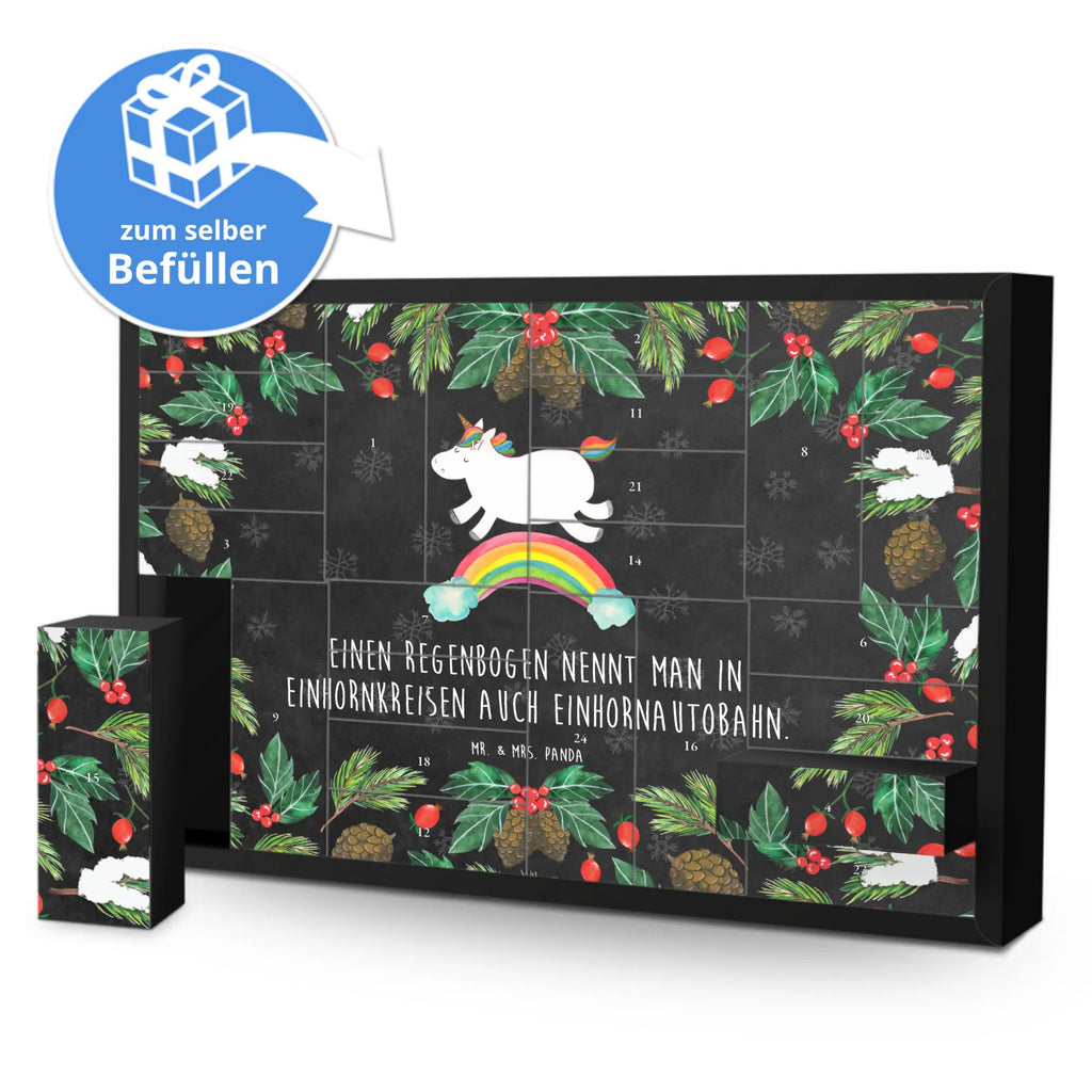 Befüllbarer Adventskalender Einhorn Regenbogen Befüllbarer Adventskalender, Adventskalender zum selbst befüllen, Einhorn, Einhörner, Einhorn Deko, Pegasus, Unicorn, Regenbogen, Glitzer, Einhornpower, Erwachsenwerden, Einhornautobahn