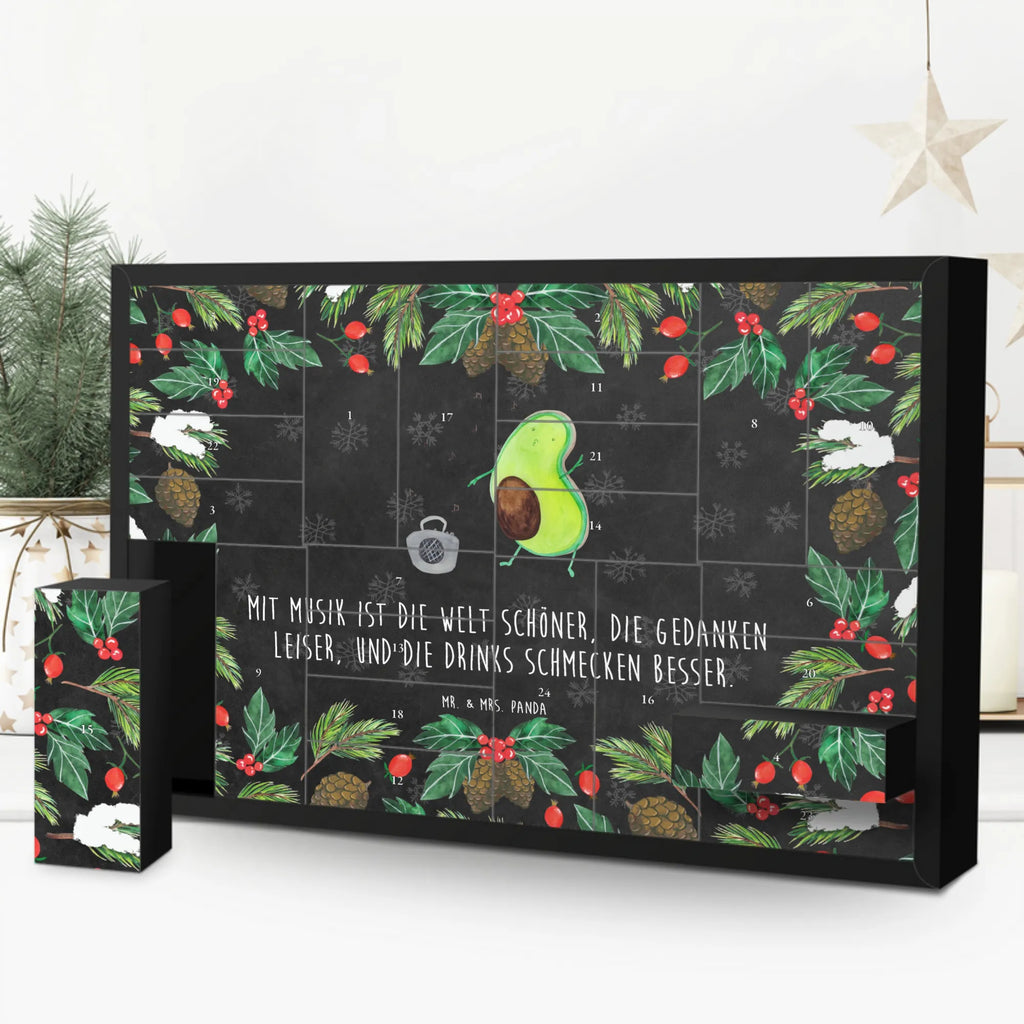 Befüllbarer Adventskalender Avocado Tanzen Befüllbarer Adventskalender, Adventskalender zum selbst befüllen, Avocado, Veggie, Vegan, Gesund