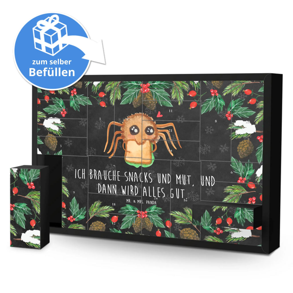 Befüllbarer Adventskalender Spinne Agathe Sandwich Befüllbarer Adventskalender, Adventskalender zum selbst befüllen, Spinne Agathe, Spinne, Agathe, Videos, Merchandise, Glück, Mut, Hungrig, Verfressen, Lebensfreude, Alles wird gut, Hunger