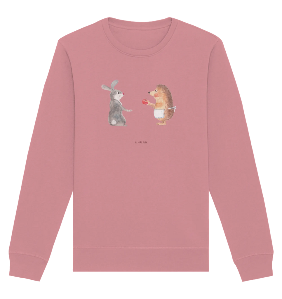 Organic Pullover Hase Igel Pullover, Pullover Männer, Pullover Frauen, Sweatshirt, Sweatshirt Männer, Sweatshirt Frauen, Unisex, Tiermotive, Gute Laune, lustige Sprüche, Tiere, Igel und Hase, Igel, Hase, Liebe Spruch, Liebeskummer Geschenk, Herzschmerz, Trösten, Trennungsschmerz, Spruch romantisch