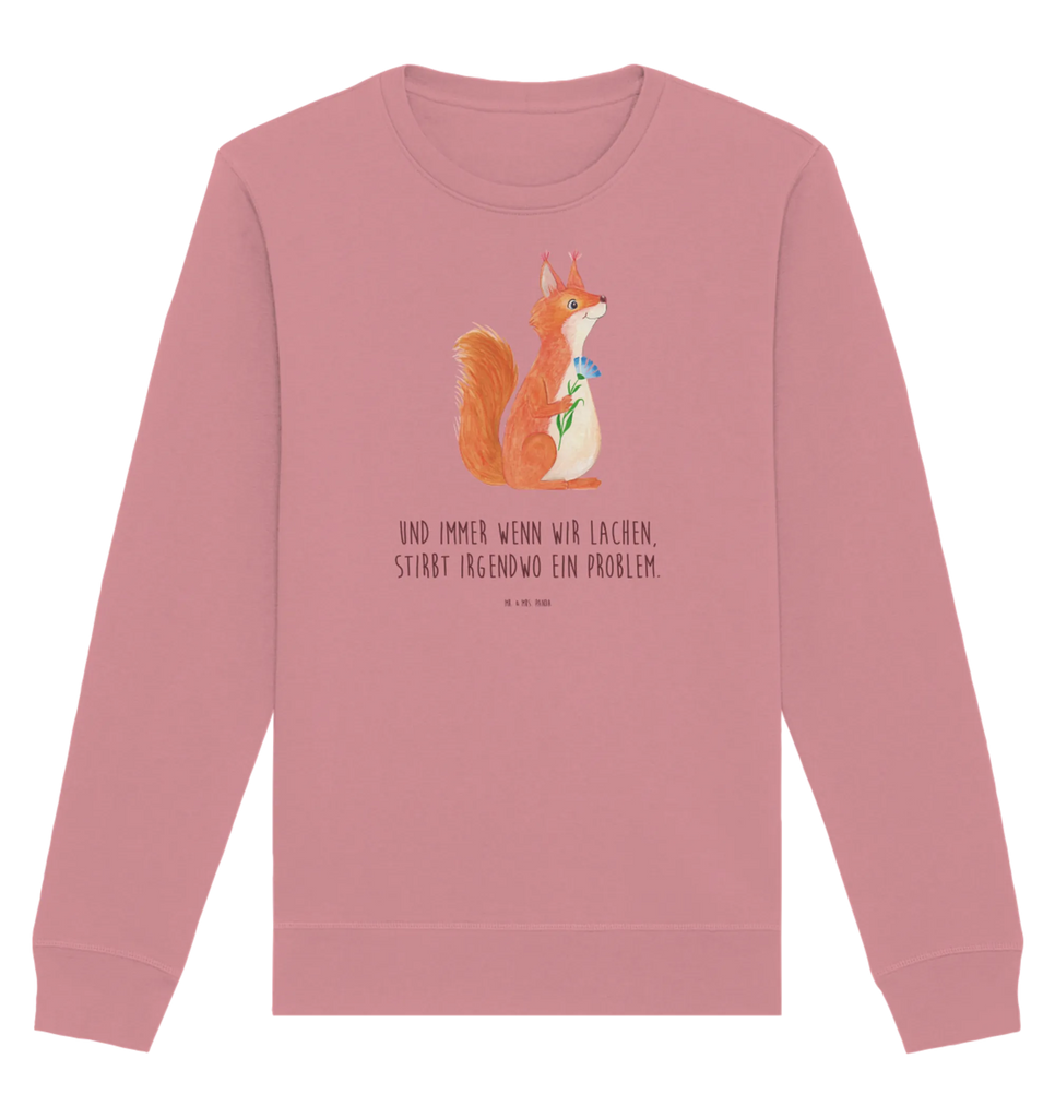 Organic Pullover Eichhörnchen Blume Pullover, Pullover Männer, Pullover Frauen, Sweatshirt, Sweatshirt Männer, Sweatshirt Frauen, Unisex, Tiermotive, Gute Laune, lustige Sprüche, Tiere, Eichhörnchen, Eichhorn, Spruch positiv, Lachen, Spaß, Motivation Sprüche, Motivation Bilder, glücklich Spruch, Spruch Deko