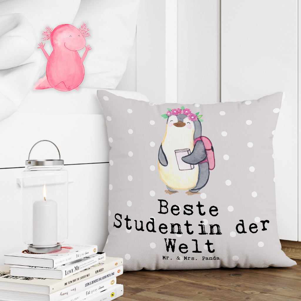 40x40 Kissen Pinguin Beste Studentin der Welt Kissenhülle, Kopfkissen, Sofakissen, Dekokissen, Motivkissen, sofakissen, sitzkissen, Kissen, Kissenbezüge, Kissenbezug 40x40, Kissen 40x40, Kissenhülle 40x40, Zierkissen, Couchkissen, Dekokissen Sofa, Sofakissen 40x40, Dekokissen 40x40, Kopfkissen 40x40, Kissen 40x40 Waschbar, für, Dankeschön, Geschenk, Schenken, Geburtstag, Geburtstagsgeschenk, Geschenkidee, Danke, Bedanken, Mitbringsel, Freude machen, Geschenktipp, Studentin, Studium, Tochter, Spaß, Musterschülerin, lustig, Studienabschluss, witzig, Universität, Abschluss, Alumni, Uni, Studenten, Hochschule