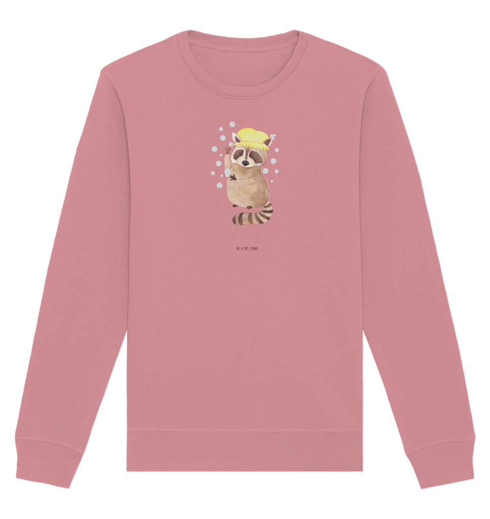 Organic Pullover Waschbär Pullover, Pullover Männer, Pullover Frauen, Sweatshirt, Sweatshirt Männer, Sweatshirt Frauen, Unisex, Tiermotive, Gute Laune, lustige Sprüche, Tiere, Waschbär, Tagträumen, Plan, Fröhlich, waschen, Seifenblasen