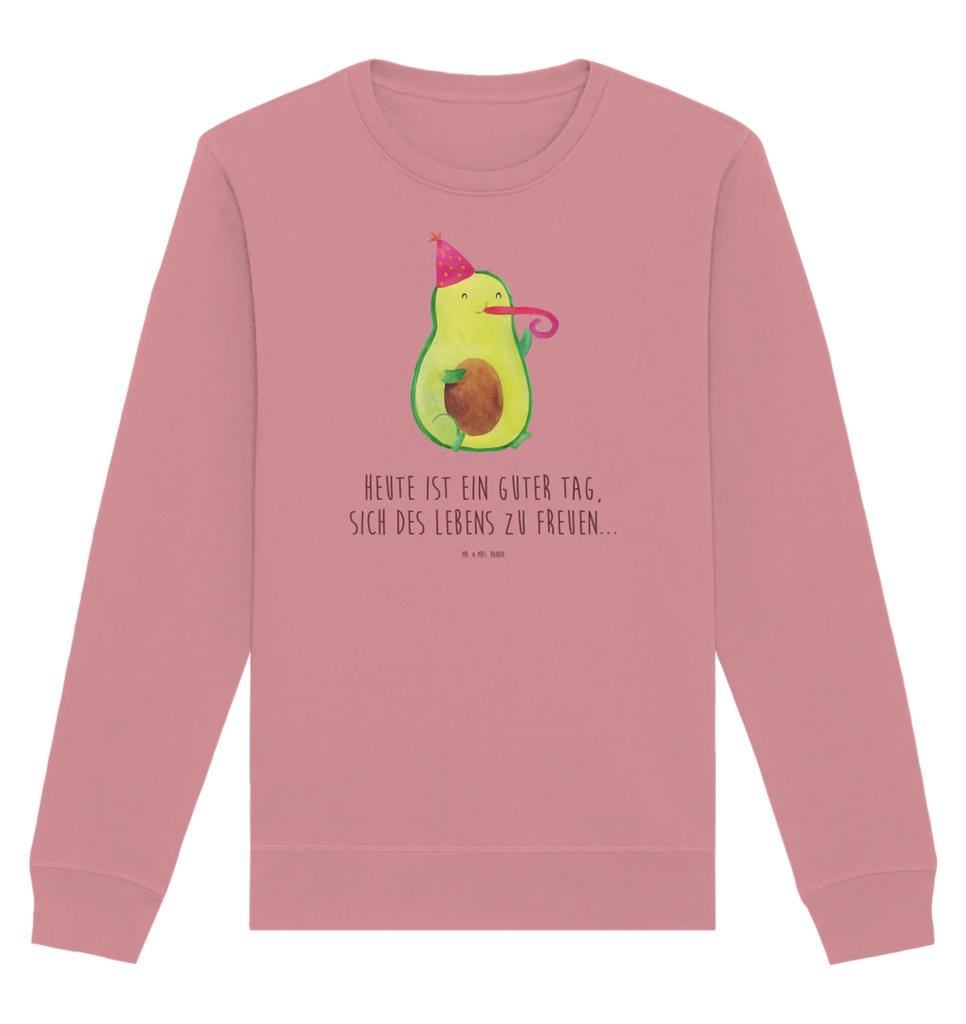 Organic Pullover Avocado Feier Pullover, Pullover Männer, Pullover Frauen, Sweatshirt, Sweatshirt Männer, Sweatshirt Frauen, Unisex, Avocado, Veggie, Vegan, Gesund, Party, Feierlichkeit, Feier, Fete, Geburtstag, Gute Laune, Tröte