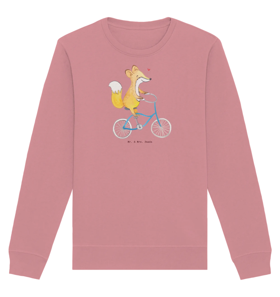 Organic Pullover Fuchs Fahrrad fahren Pullover, Pullover Männer, Pullover Frauen, Sweatshirt, Sweatshirt Männer, Sweatshirt Frauen, Unisex, Geschenk, Sport, Sportart, Hobby, Schenken, Danke, Dankeschön, Auszeichnung, Gewinn, Sportler, Fahrrad fahren, Radeln, Trekking, Mountainbiking, Radsport