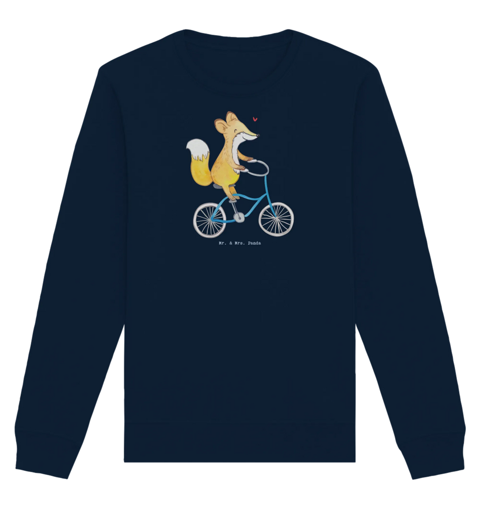 Organic Pullover Fuchs Fahrrad fahren Pullover, Pullover Männer, Pullover Frauen, Sweatshirt, Sweatshirt Männer, Sweatshirt Frauen, Unisex, Geschenk, Sport, Sportart, Hobby, Schenken, Danke, Dankeschön, Auszeichnung, Gewinn, Sportler, Fahrrad fahren, Radeln, Trekking, Mountainbiking, Radsport