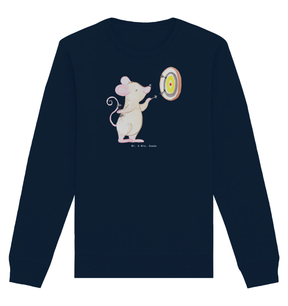 Organic Pullover Maus Dart spielen Pullover, Pullover Männer, Pullover Frauen, Sweatshirt, Sweatshirt Männer, Sweatshirt Frauen, Unisex, Geschenk, Sport, Sportart, Hobby, Schenken, Danke, Dankeschön, Auszeichnung, Gewinn, Sportler, Dart spielen, Darten, Darts, Dart Turnier