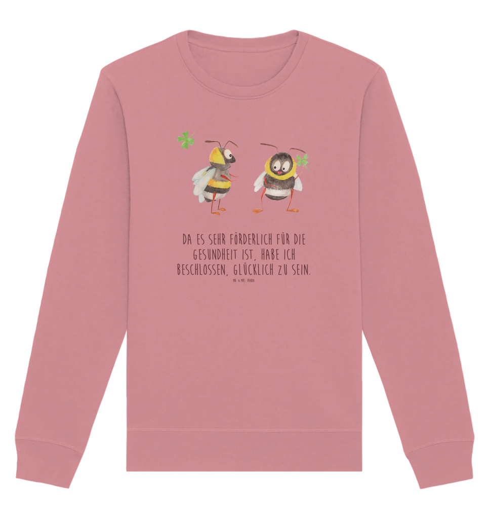 Organic Pullover Hummeln Kleeblatt Pullover, Pullover Männer, Pullover Frauen, Sweatshirt, Sweatshirt Männer, Sweatshirt Frauen, Unisex, Tiermotive, Gute Laune, lustige Sprüche, Tiere, Hummel, Biene, Spruch positiv, Biene Deko, Spruch schön, glücklich sein, glücklich werden, Spruch fröhlich