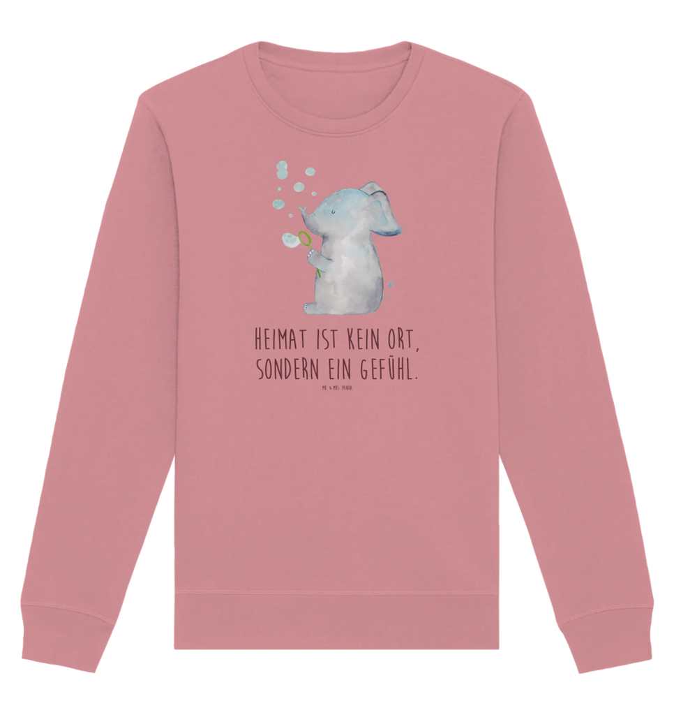 Organic Pullover Elefant Seifenblasen Pullover, Pullover Männer, Pullover Frauen, Sweatshirt, Sweatshirt Männer, Sweatshirt Frauen, Unisex, Tiermotive, Gute Laune, lustige Sprüche, Tiere, Elefant, Elefanten, Dickhäuter, Rüsseltier, Seifenblasen, Liebe, Heimat, Gefühl. Daheim, Liebesbeweis, Liebesspruch