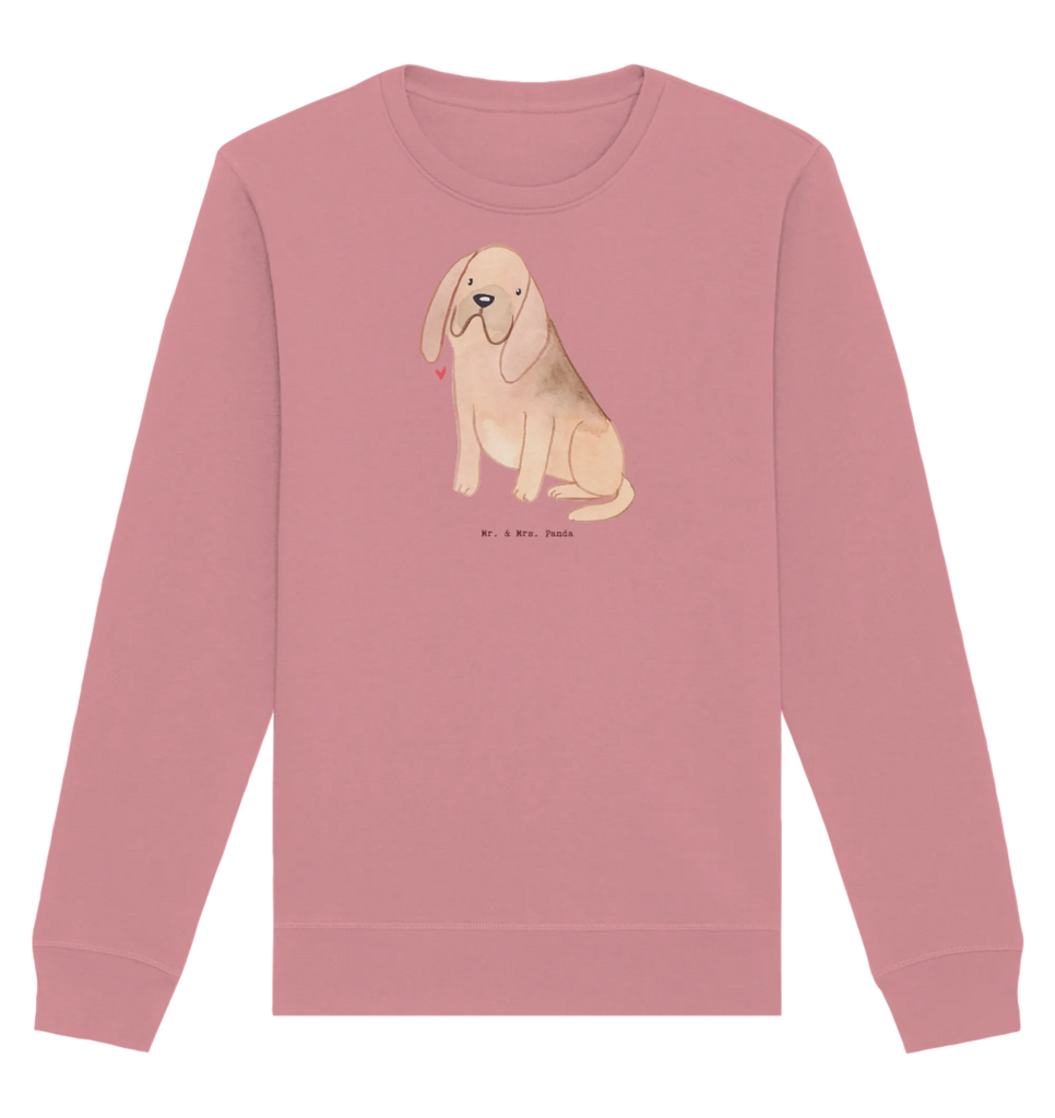 Organic Pullover Bloodhound Moment Pullover, Pullover Männer, Pullover Frauen, Sweatshirt, Sweatshirt Männer, Sweatshirt Frauen, Unisex, Hund, Hunderasse, Rassehund, Hundebesitzer, Geschenk, Tierfreund, Schenken, Welpe, Bluthund, Bloodhound, St. Hubertushund, Chien de Saint Hubert