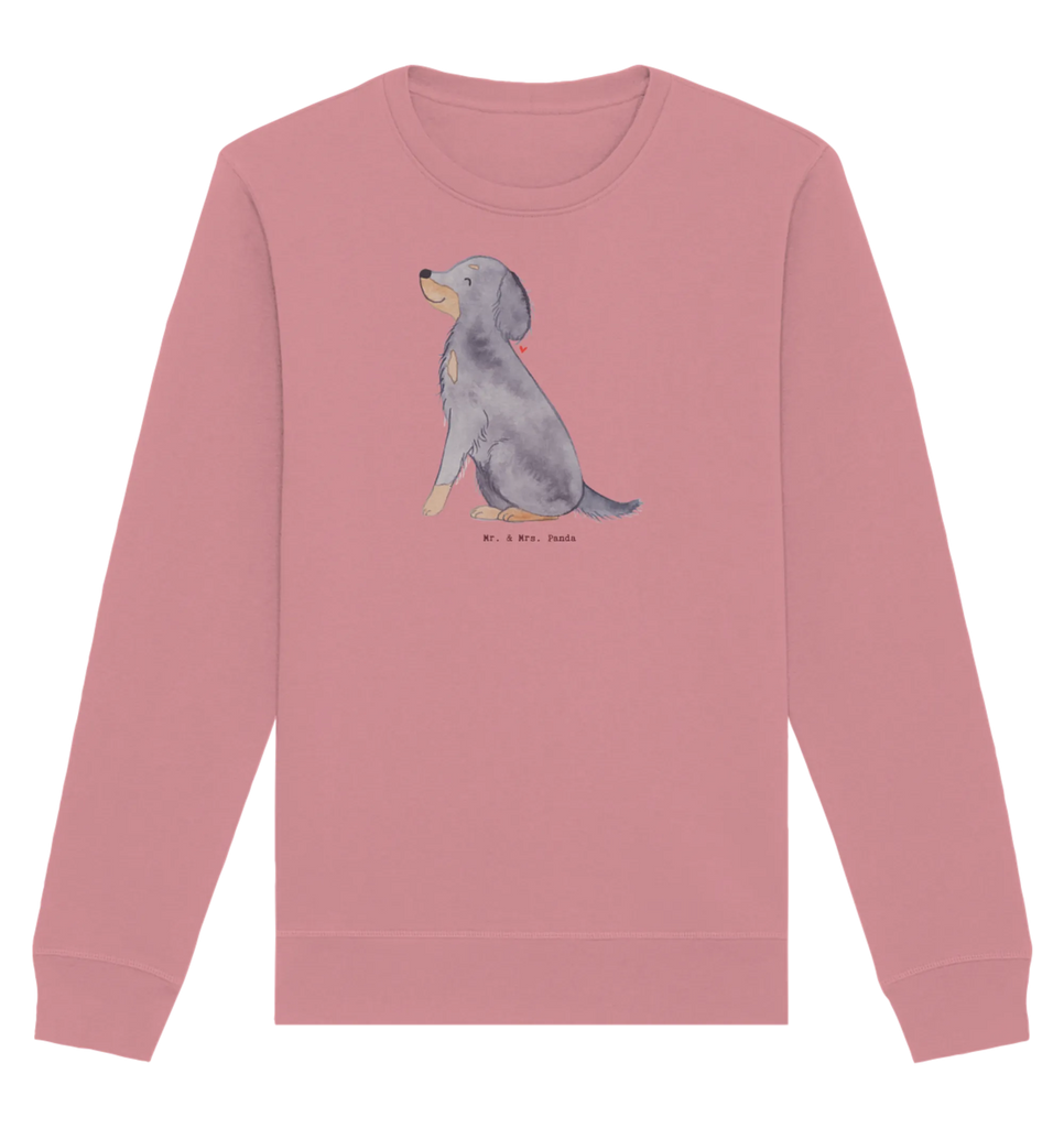 Organic Pullover Gordon Setter Moment Pullover, Pullover Männer, Pullover Frauen, Sweatshirt, Sweatshirt Männer, Sweatshirt Frauen, Unisex, Hund, Hunderasse, Rassehund, Hundebesitzer, Geschenk, Tierfreund, Schenken, Welpe, Gordon Shetter, Jagdhund