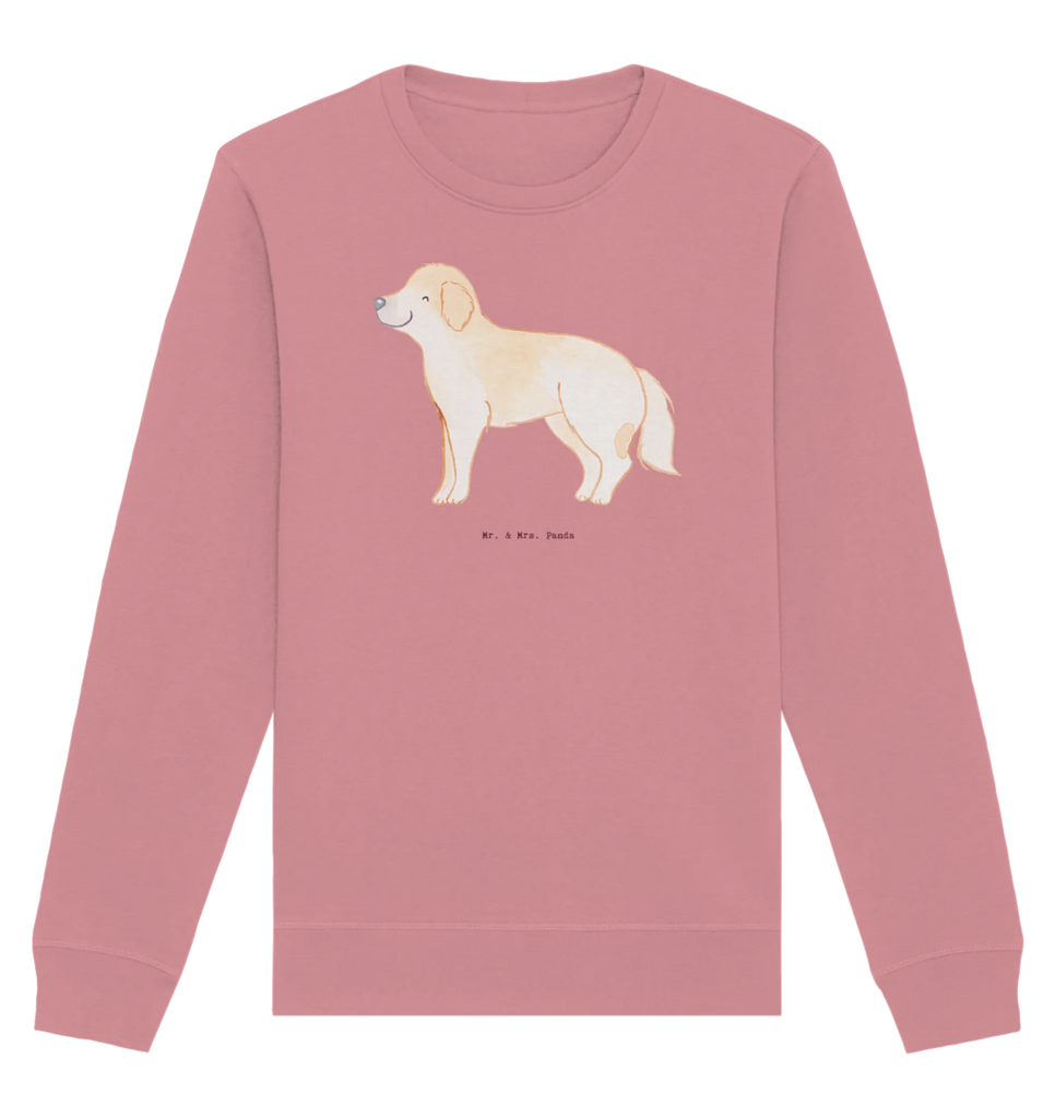 Organic Pullover Golden Retriever Moment Pullover, Pullover Männer, Pullover Frauen, Sweatshirt, Sweatshirt Männer, Sweatshirt Frauen, Unisex, Hund, Hunderasse, Rassehund, Hundebesitzer, Geschenk, Tierfreund, Schenken, Welpe, Golden Retriever, Goldie Hund