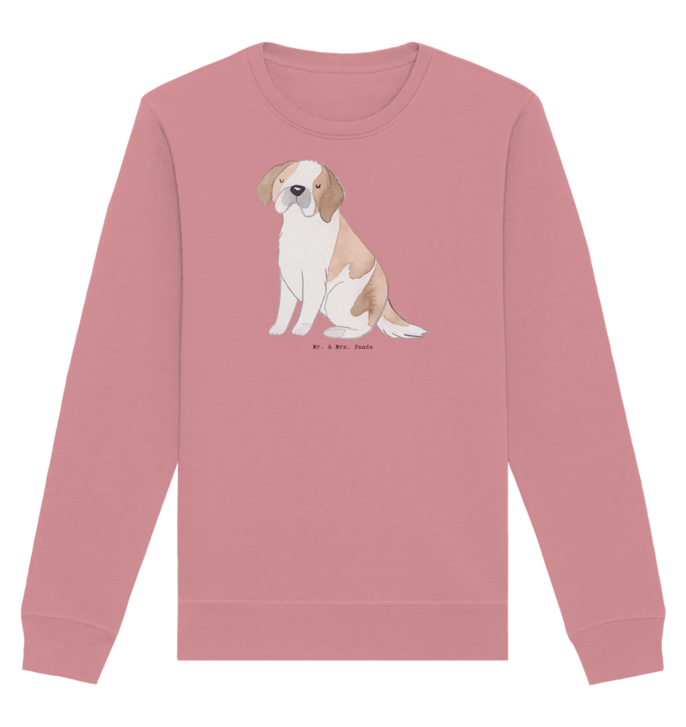 Organic Pullover Saint Bernard Moment Pullover, Pullover Männer, Pullover Frauen, Sweatshirt, Sweatshirt Männer, Sweatshirt Frauen, Unisex, Hund, Hunderasse, Rassehund, Hundebesitzer, Geschenk, Tierfreund, Schenken, Welpe, St. Bernhardshund, Chien du Saint-Bernard, Saint Bernard Dog, Perro San Bernardo, Saint Bernard