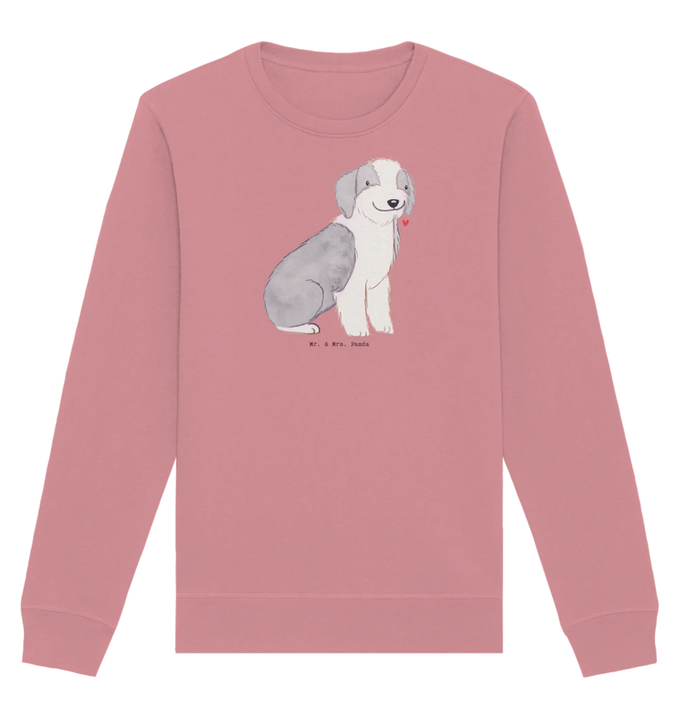 Organic Pullover Bearded Collie Moment Pullover, Pullover Männer, Pullover Frauen, Sweatshirt, Sweatshirt Männer, Sweatshirt Frauen, Unisex, Hund, Hunderasse, Rassehund, Hundebesitzer, Geschenk, Tierfreund, Schenken, Welpe, Bearded Collie, britischer Hütehund