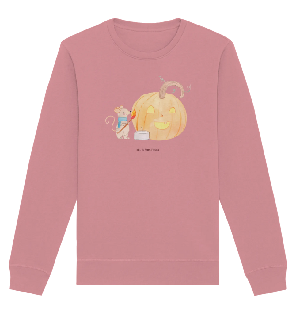 Organic Pullover Kürbis Maus Pullover, Pullover Männer, Pullover Frauen, Sweatshirt, Sweatshirt Männer, Sweatshirt Frauen, Unisex, Halloween, Deko, Martinssingen, Dekoration, Geschenke, Schenken, Halloween Deko, Trick or Treat, Süßes sonst gibt's saures, Maus, Kürbis, Kerzen