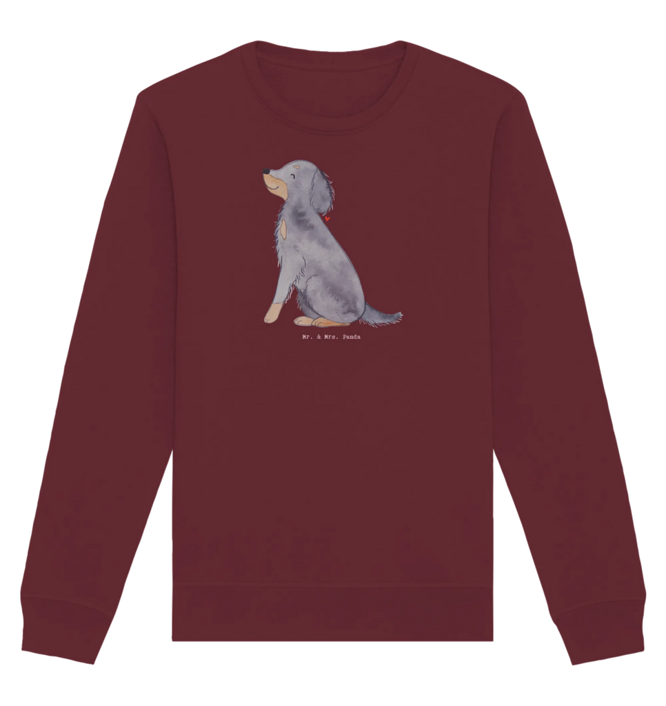 Organic Pullover Gordon Setter Moment Pullover, Pullover Männer, Pullover Frauen, Sweatshirt, Sweatshirt Männer, Sweatshirt Frauen, Unisex, Hund, Hunderasse, Rassehund, Hundebesitzer, Geschenk, Tierfreund, Schenken, Welpe, Gordon Shetter, Jagdhund