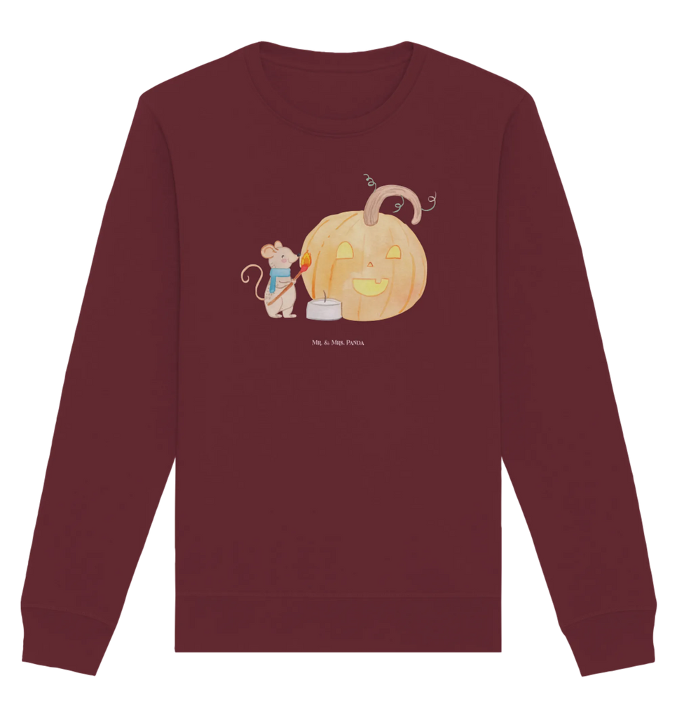 Organic Pullover Kürbis Maus Pullover, Pullover Männer, Pullover Frauen, Sweatshirt, Sweatshirt Männer, Sweatshirt Frauen, Unisex, Halloween, Deko, Martinssingen, Dekoration, Geschenke, Schenken, Halloween Deko, Trick or Treat, Süßes sonst gibt's saures, Maus, Kürbis, Kerzen