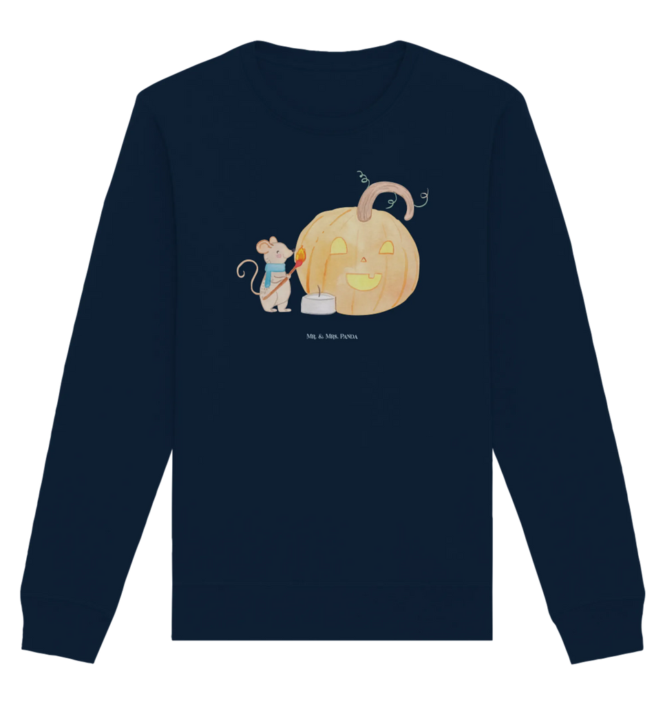 Organic Pullover Kürbis Maus Pullover, Pullover Männer, Pullover Frauen, Sweatshirt, Sweatshirt Männer, Sweatshirt Frauen, Unisex, Halloween, Deko, Martinssingen, Dekoration, Geschenke, Schenken, Halloween Deko, Trick or Treat, Süßes sonst gibt's saures, Maus, Kürbis, Kerzen