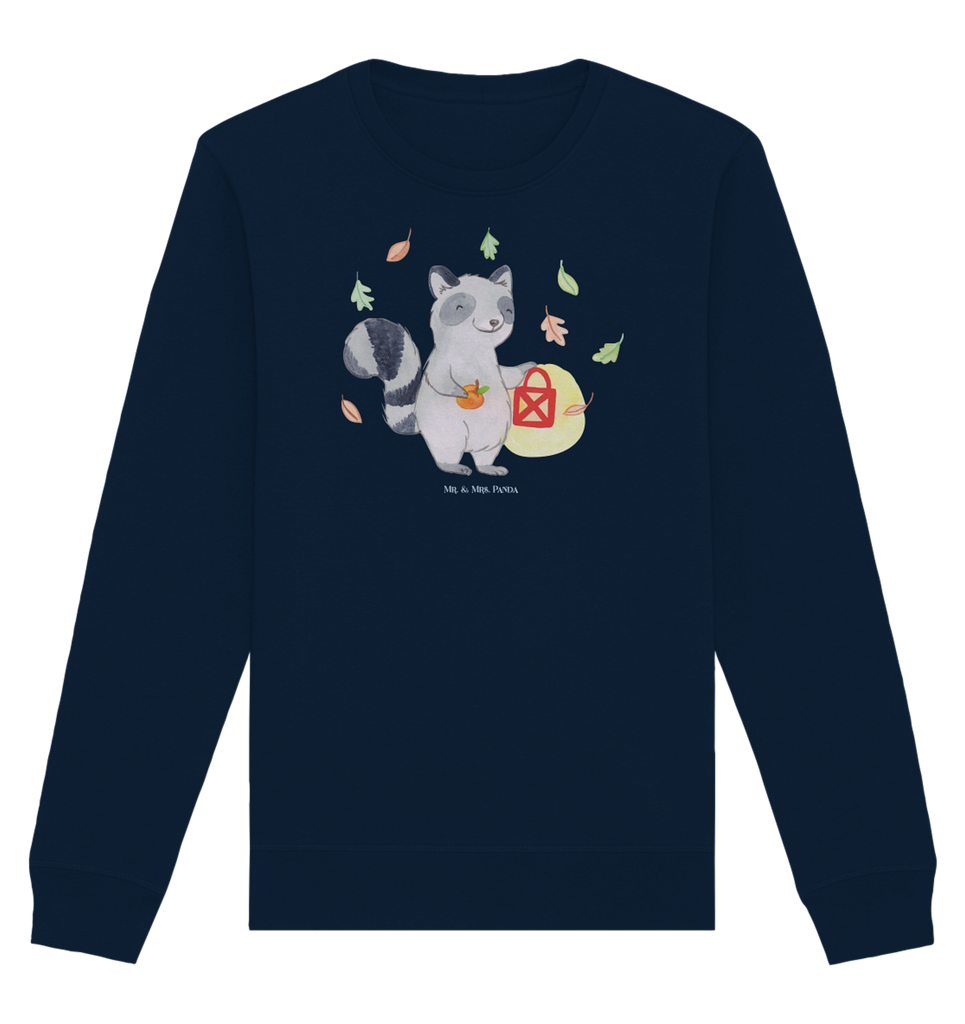 Organic Pullover Waschbär Laterne Pullover, Pullover Männer, Pullover Frauen, Sweatshirt, Sweatshirt Männer, Sweatshirt Frauen, Unisex, Halloween, Deko, Martinssingen, Dekoration, Geschenke, Schenken, Halloween Deko, Trick or Treat, Süßes sonst gibt's saures, Waschbär, Laterne, Herbst