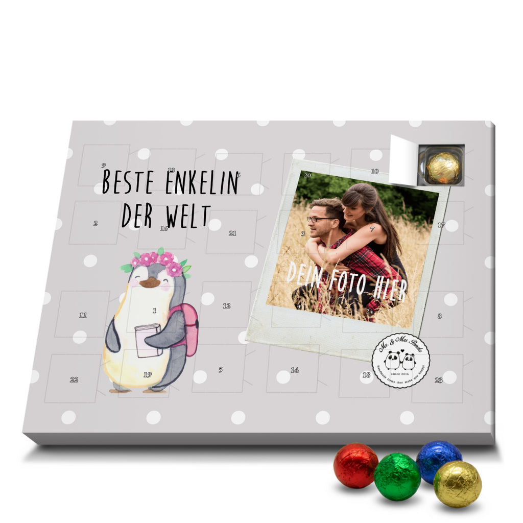 Personalisierter Schoko Foto Adventskalender Pinguin Beste Enkelin der Welt Personalisierter Adventskalender, Adventskalender mit Namen, für, Dankeschön, Geschenk, Schenken, Geburtstag, Geburtstagsgeschenk, Geschenkidee, Danke, Bedanken, Mitbringsel, Freude machen, Geschenktipp, Enkelin, Enkelkind, Enkeltochter, Oma, Opa, Kind von Tochter, Kind von Sohn, Großtochter, Taufe