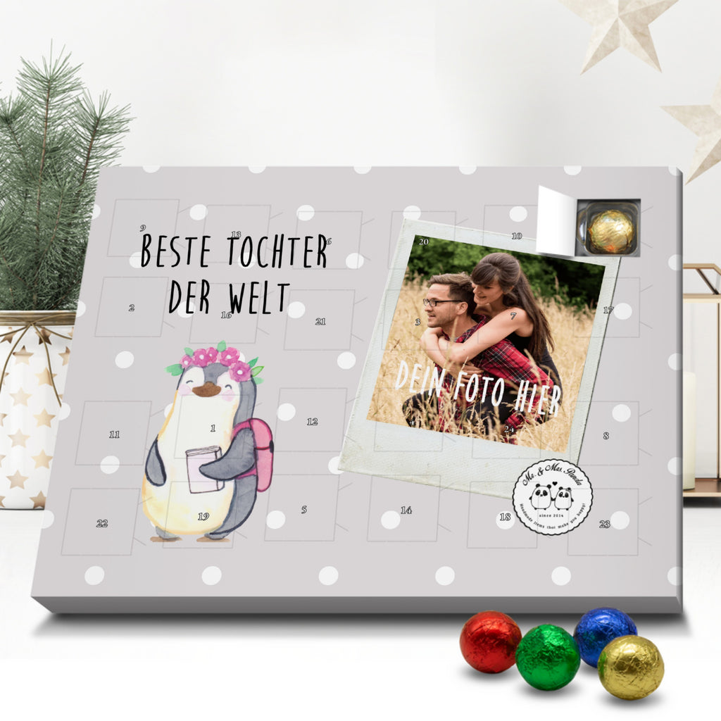 Personalisierter Schoko Foto Adventskalender Pinguin Beste Tochter der Welt Personalisierter Adventskalender, Adventskalender mit Namen, für, Dankeschön, Geschenk, Schenken, Geburtstag, Geburtstagsgeschenk, Geschenkidee, Danke, Bedanken, Mitbringsel, Freude machen, Geschenktipp, Tochter, Töchter, Töchterchen, Geburt, Kleine, Mutter, Vater, Kind, Kinder, Familie, Belohnung