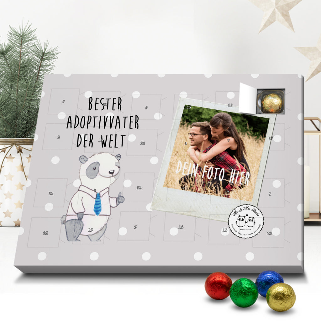 Personalisierter Schoko Foto Adventskalender Panda Bester Adoptivvater der Welt Personalisierter Adventskalender, Adventskalender mit Namen, für, Dankeschön, Geschenk, Schenken, Geburtstag, Geburtstagsgeschenk, Geschenkidee, Danke, Bedanken, Mitbringsel, Freude machen, Geschenktipp, Adoptiv vater, Adoption, adoptiert, Adoptivvater