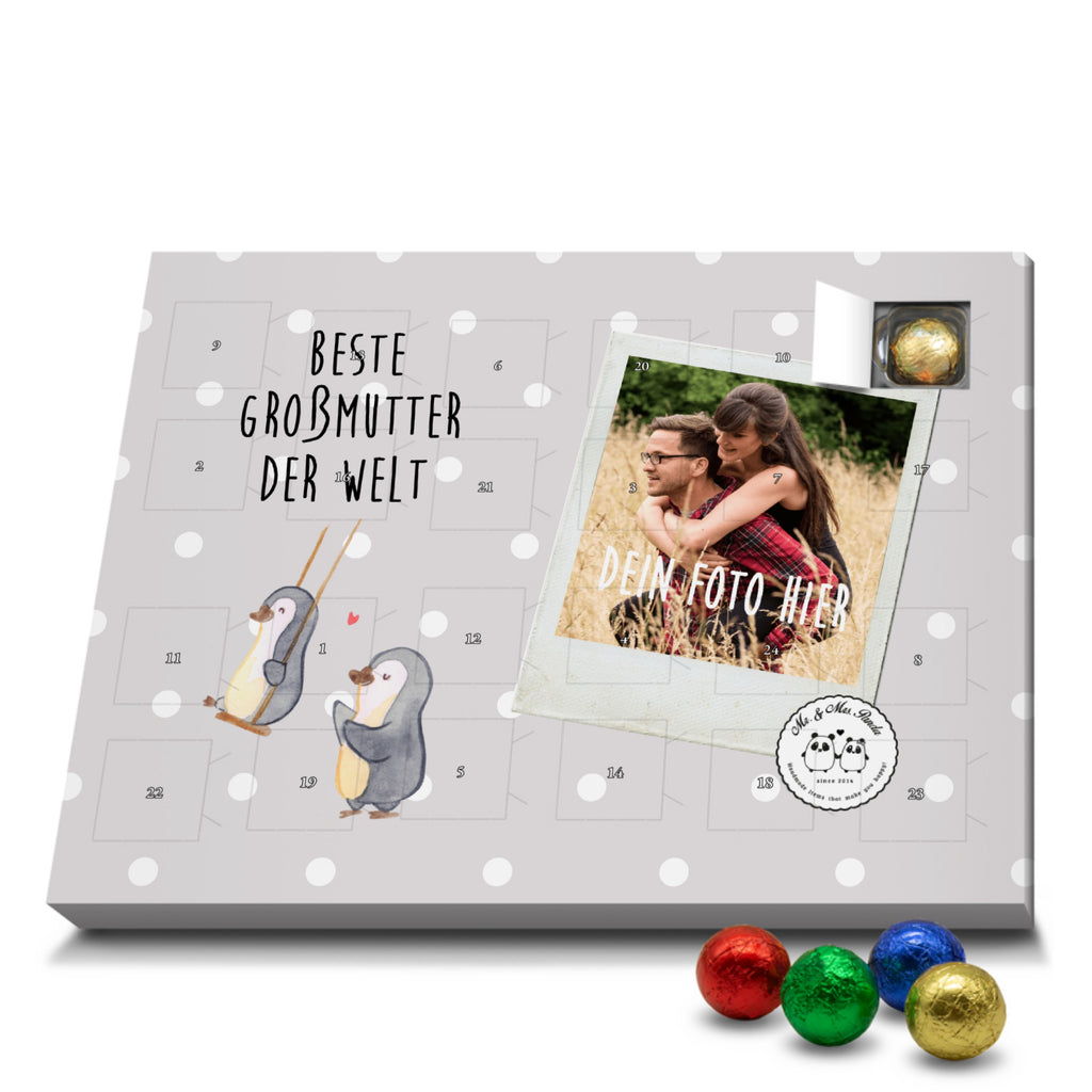 Personalisierter Schoko Foto Adventskalender Pinguin Beste Großmutter der Welt Personalisierter Adventskalender, Adventskalender mit Namen, für, Dankeschön, Geschenk, Schenken, Geburtstag, Geburtstagsgeschenk, Geschenkidee, Danke, Bedanken, Mitbringsel, Freude machen, Geschenktipp, Großmutter, Omi, Oma, Oma geworden, Grosseltern