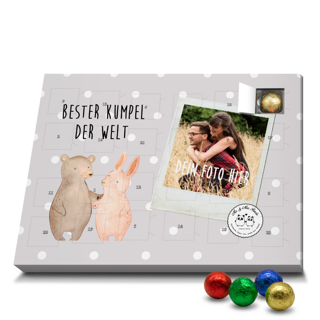 Personalisierter Schoko Foto Adventskalender Hase Bester Kumpel der Welt Personalisierter Adventskalender, Adventskalender mit Namen, für, Dankeschön, Geschenk, Schenken, Geburtstag, Geburtstagsgeschenk, Geschenkidee, Danke, Bedanken, Mitbringsel, Freude machen, Geschenktipp, Kumpel, Kumpane, bester Freund, Bro, Buddy, Kollege, best friends, Freundschaft, Liebster, Bester