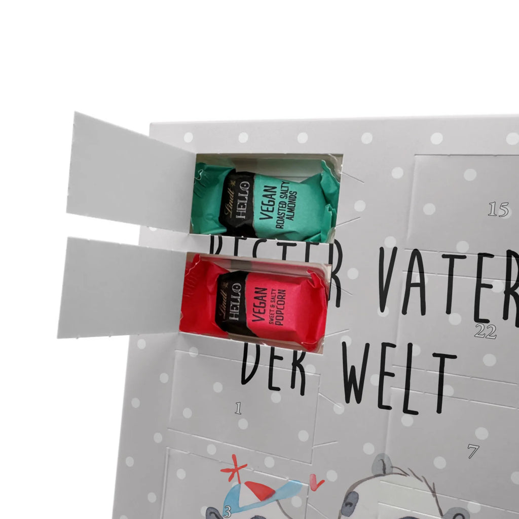 Personalisierter veganer Foto Adventskalender Panda Bester Vater der Welt Personalisierter veganer Foto Adventskalender, für, Dankeschön, Geschenk, Schenken, Geburtstag, Geburtstagsgeschenk, Geschenkidee, Danke, Bedanken, Mitbringsel, Freude machen, Geschenktipp, Vater, Papa, Dad, Daddy, Paps, Papi, Vati, Eltern, Geschenk Vater, Mann, Familie, Bester, Kleinigkeit